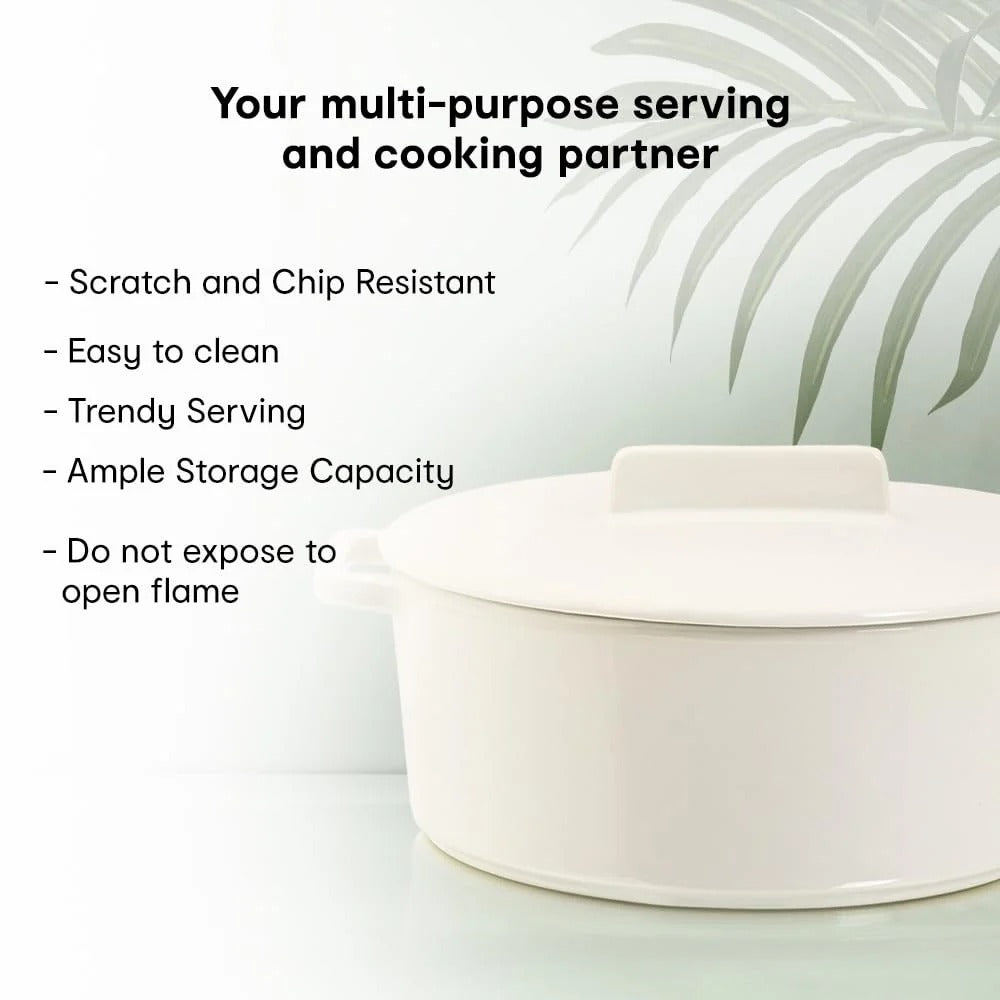 4L Lush Cast Iron Casserole Enamel Coated Blush Pink Gas Ceramic Induction Electric Halogen Microwave Safe
