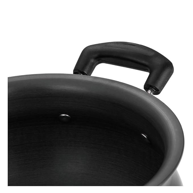 Hard Anodised Non Stick Handi with Lid - 3 L, Junior, 3.25 mm Thickness, Biryani Pot