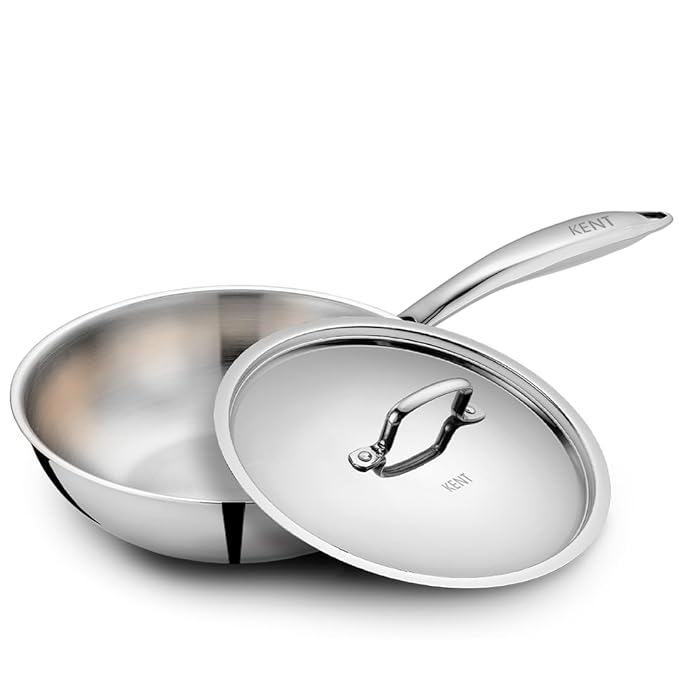 Triply Kadai Wok 18 cm With Ss Lid