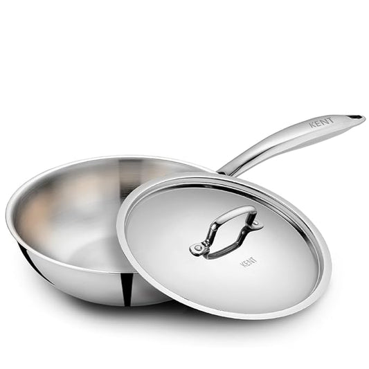 Triply Kadai Wok 18 cm With Ss Lid