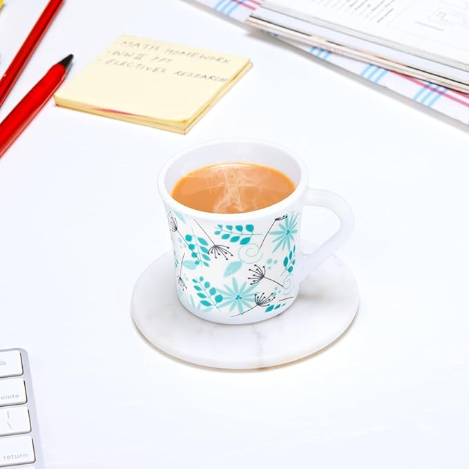 Stardust Opalware Mug, Set of 6 Tea/coffee Mugs, 100 ml Each
