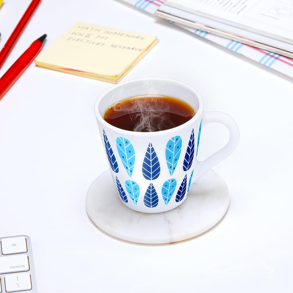 Fable Opalware Mug, Set of 6 Tea/coffee Mugs, 160 ml Each