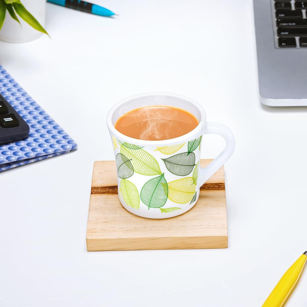 Noma Opalware Mug, Set of 6 Tea/coffee Mugs, 160 ml Each