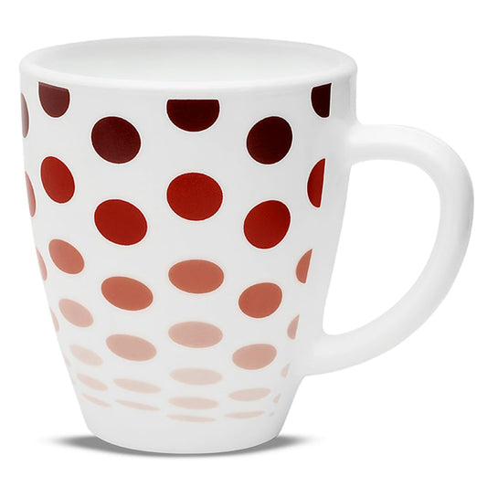 Opalware Polka Red 390 ml Mug