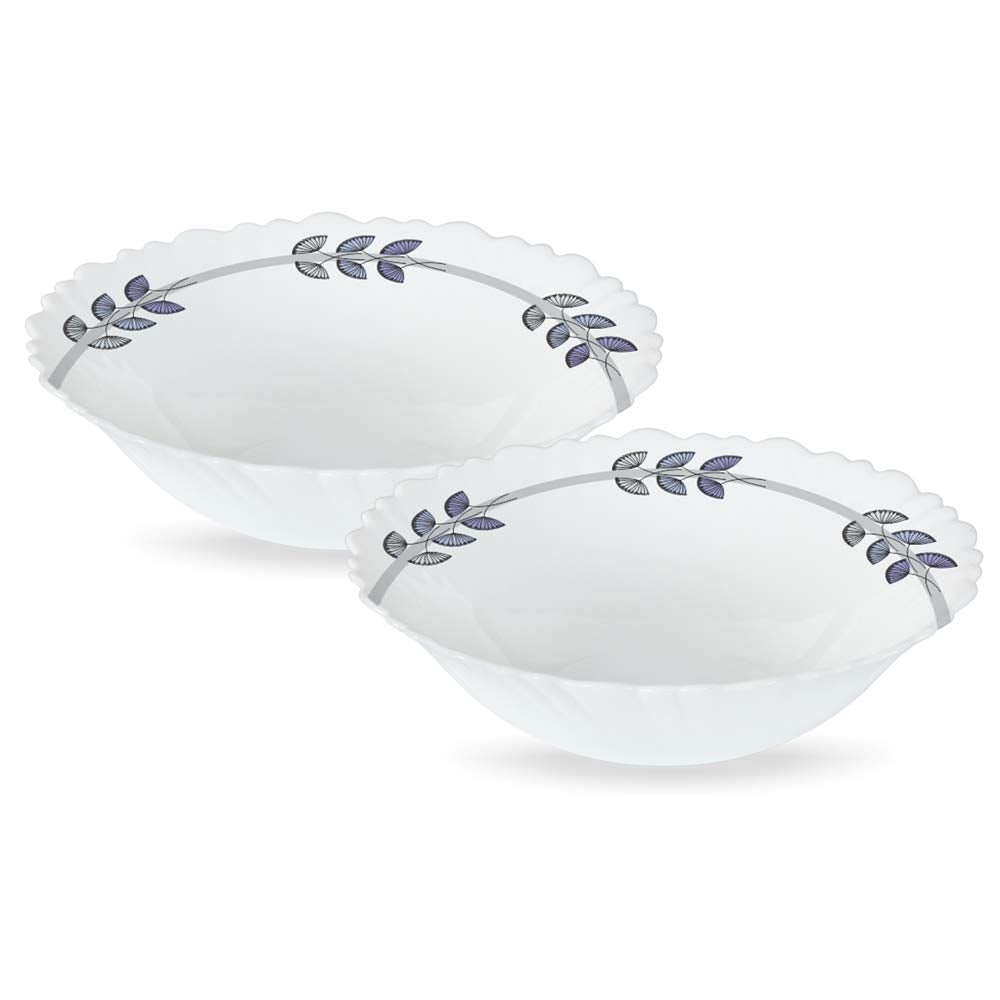 Opalware Multipurpose Bowl Set, Set of 2 Pieces, White