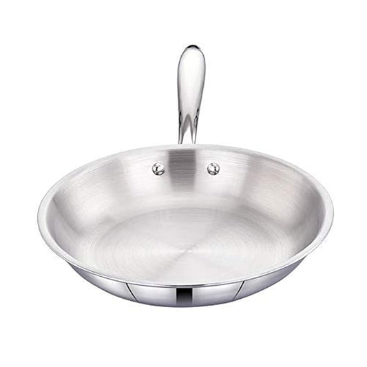 Tri Ply Stainless Steel Fry Pan 24 cm
