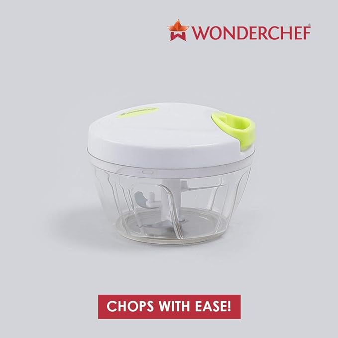 Classic String Vegetable Chopper & Whipper, Vegetable Cutter, 3 Stainless Steel Blades, 300 ml