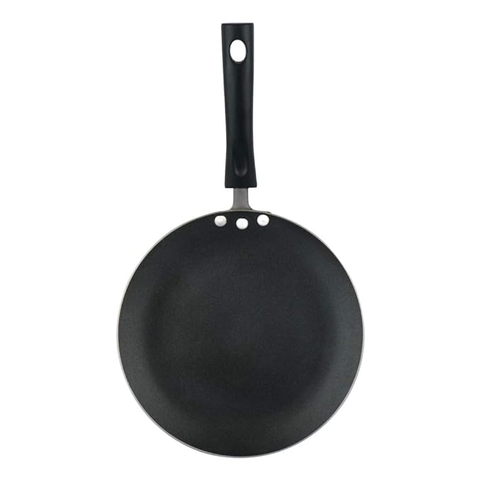 Aluminium Non Stick Concave Tawa - 24 cm, Roti/Chapati/Paratha/Dosa Tawa, 4 mm Thick, Bakelite Handle