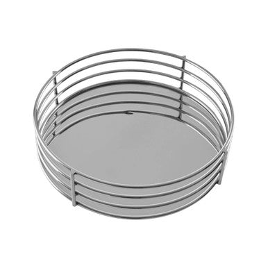 Silver Round Decorative Tray