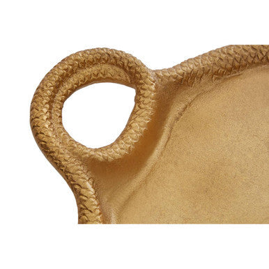 Gold Serpent Curve Decorative Tray