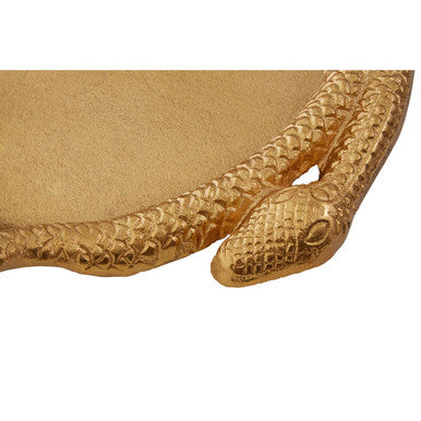 Gold Serpent Curve Decorative Tray