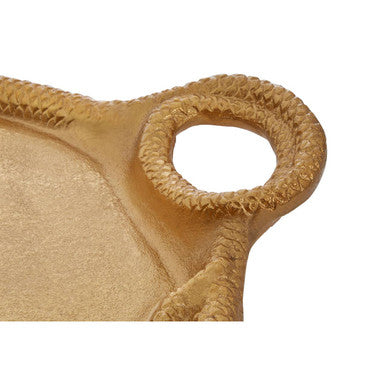 Gold Serpent Curve Decorative Tray