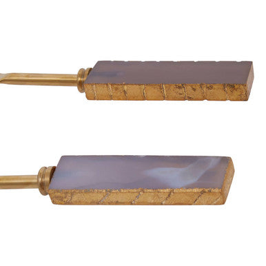 Grey and Gold Serving Set