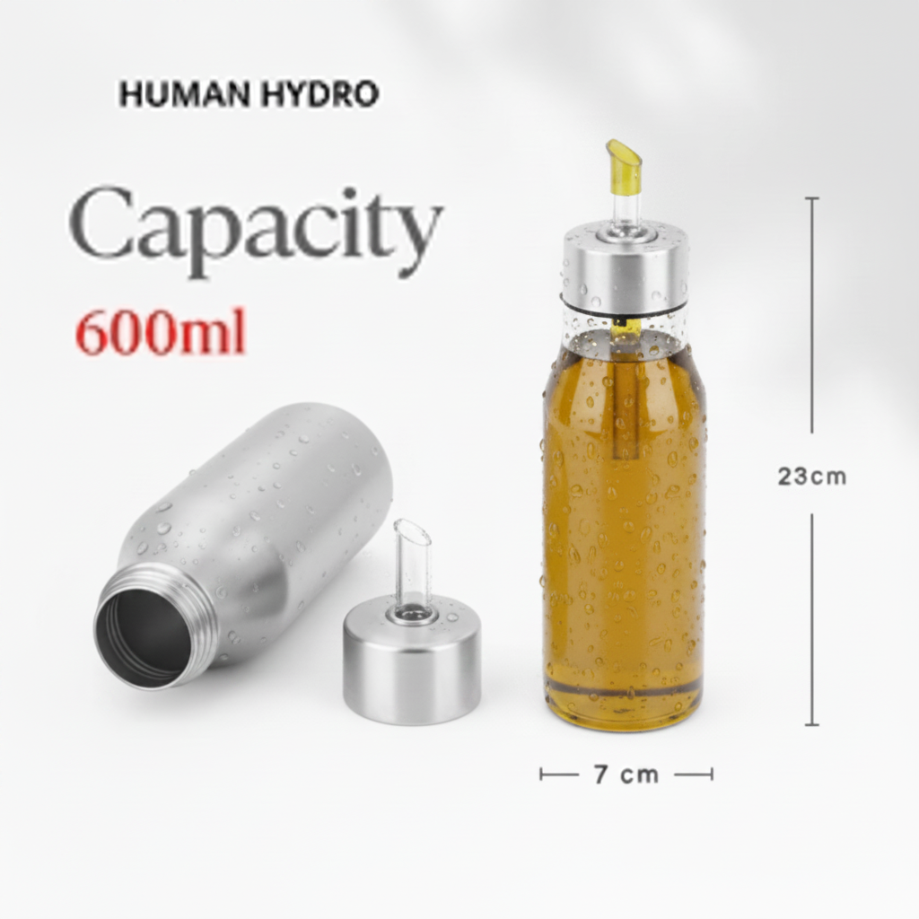 Stainless Steel Oil Dispenser - 600 ml