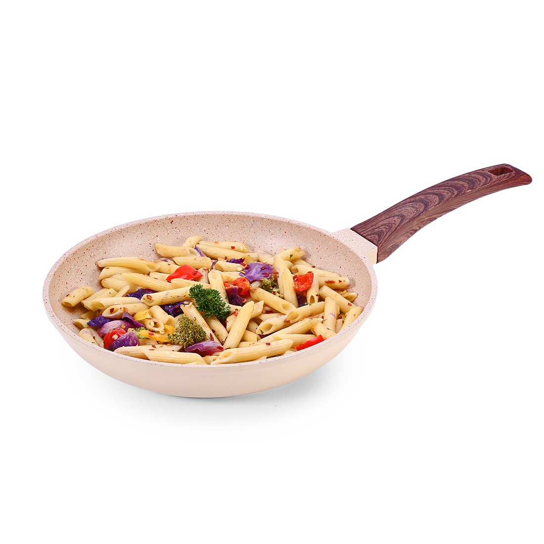 Die-cast 24 cm Fry Pan, 5 Layer Healthy Duramax Non-Stick Coating, Soft Touch Handle