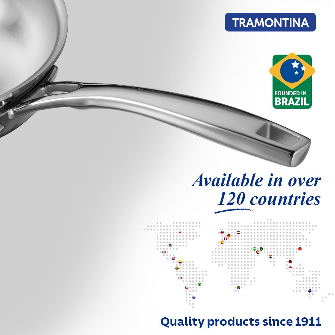 Triply 20 cm Fry Pan with SS 304 Lid