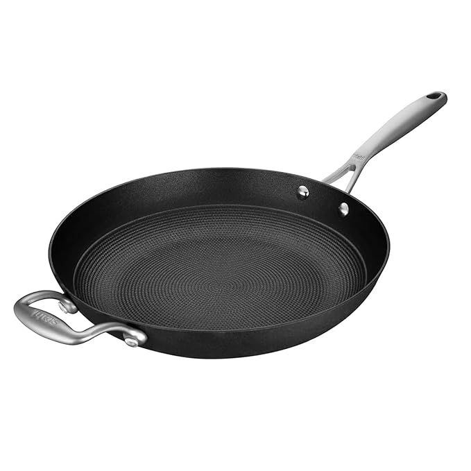 Hybrid Enamelled Cast Iron Frying Pan, Rust Proof Fry Pan 2.3 L, 28 cm