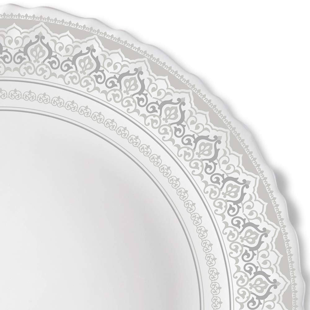Opalware Classic Full Plate, White, 11 inch, Set of 6