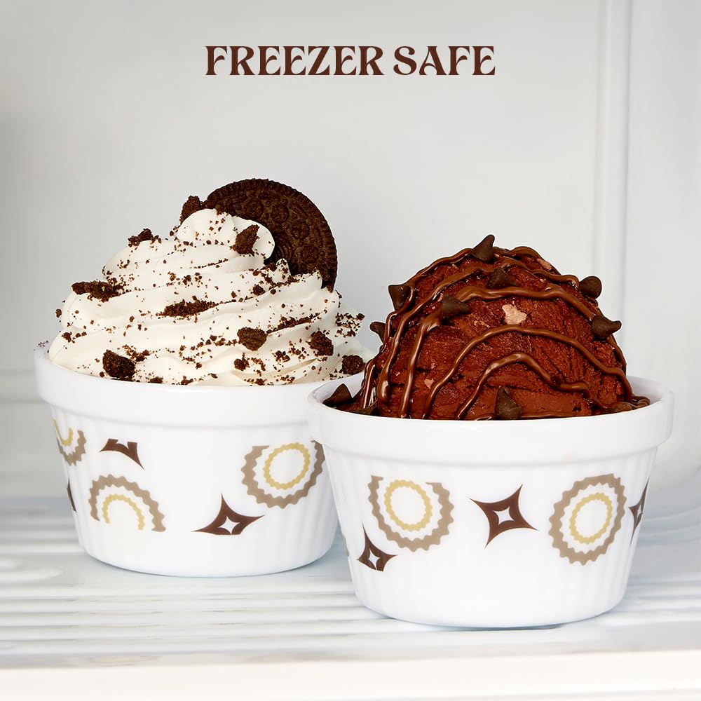 Ice Cream Bowl/dessert Set, Set of 6, Glass, 220 ml