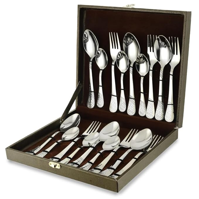 18 Pieces Premium Stainless Steel Cutlery Set Imperial Design