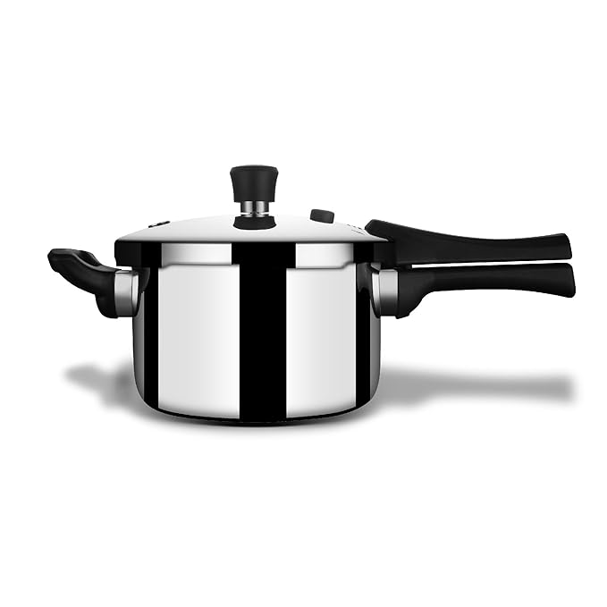 Cooker Triply Pressure Cooker Tall, Induction Cooker, Outer Lid Pressure Cooker 5 L