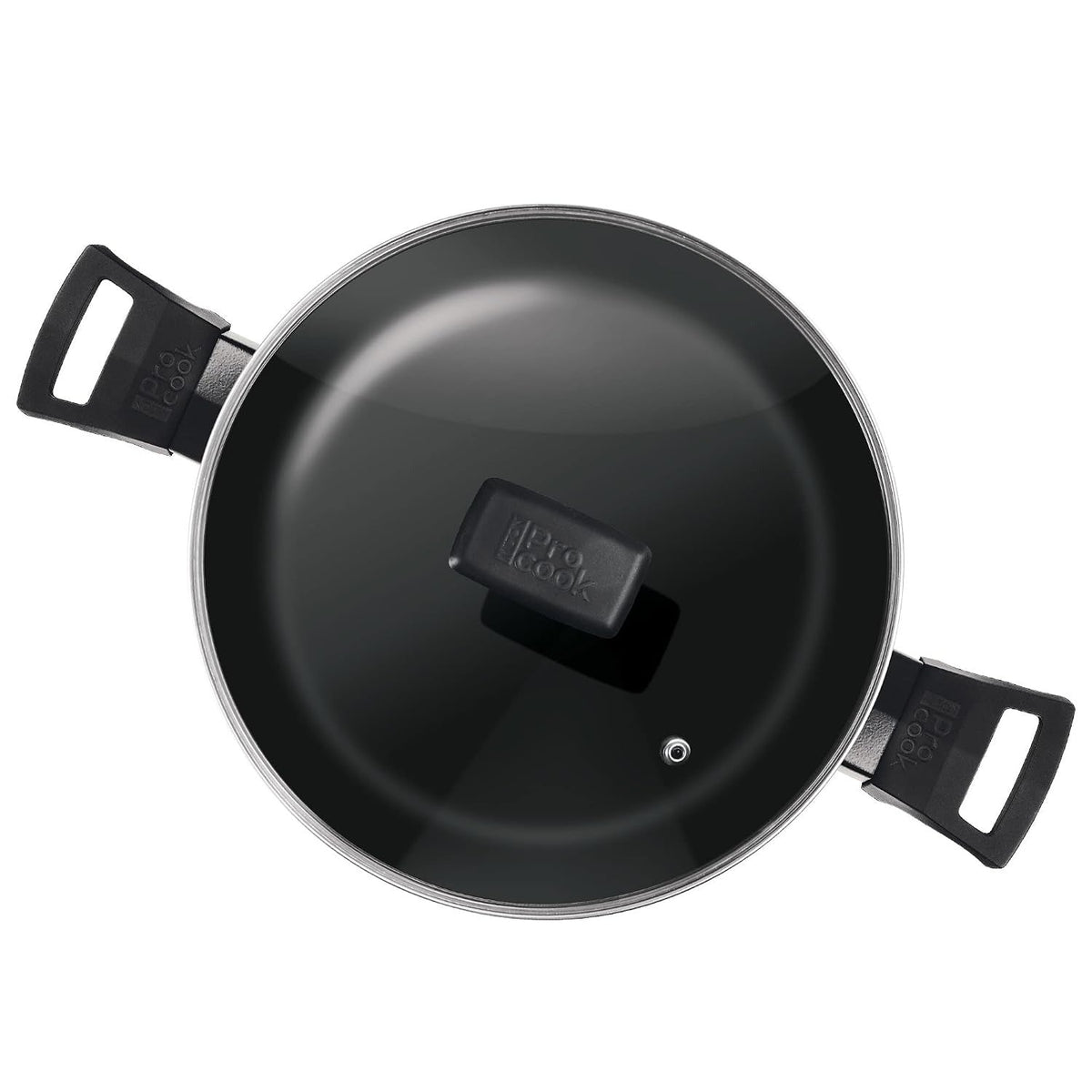 Non-Stick Aluminium Biryani Pot with Glass Lid Induction