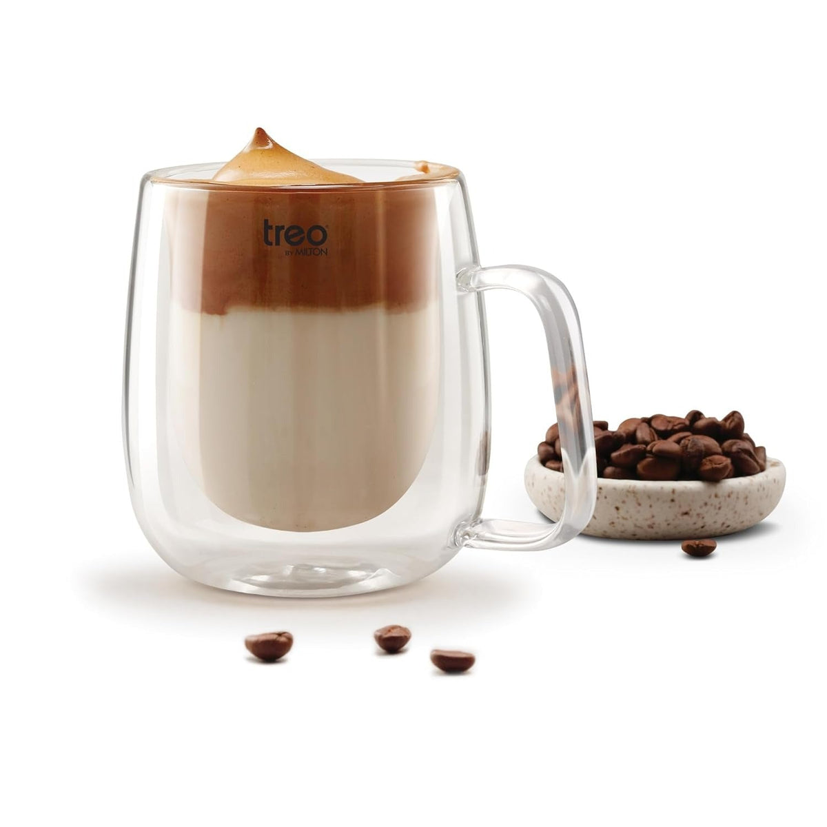 Double Wall Tea Coffee Glass Mug