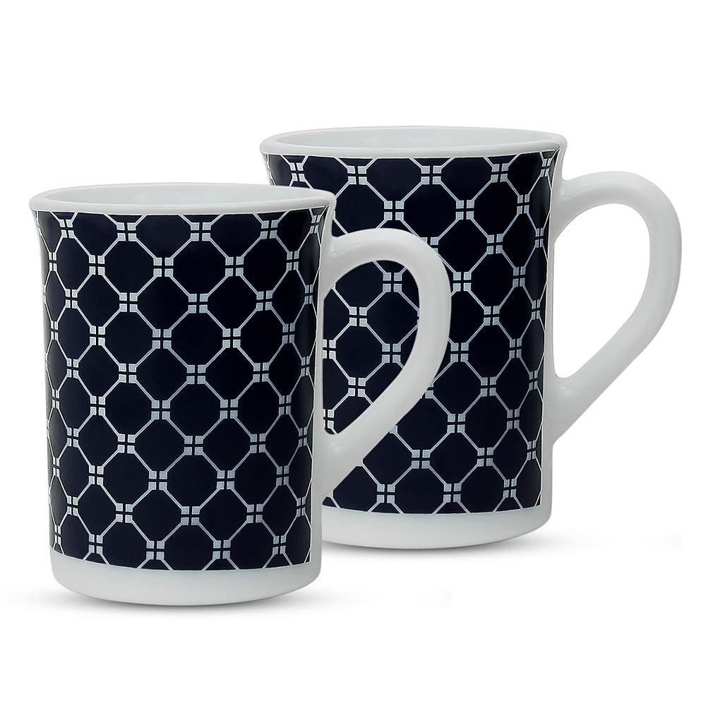 Opalware, Set of 2, 350 ml, Kazak, Blue Mug Set