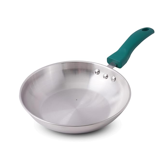 Stainless Steel Sandwich Bottom Fry Pan with Steel Lid