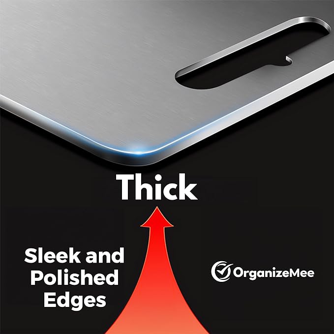 Extra Large Steel Chopping Board for Kitchen 45 X 31.2 cm