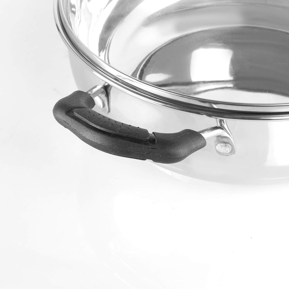 Induction Compatible Stainless Steel Kadhai - 3 L