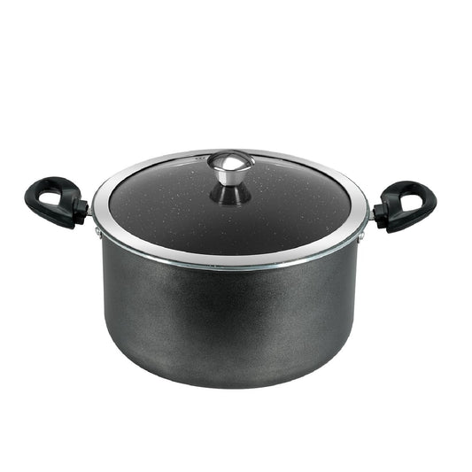 6L Non-Stick Biryani Pot with RIB Granite Coating Induction Friendly Aluminium