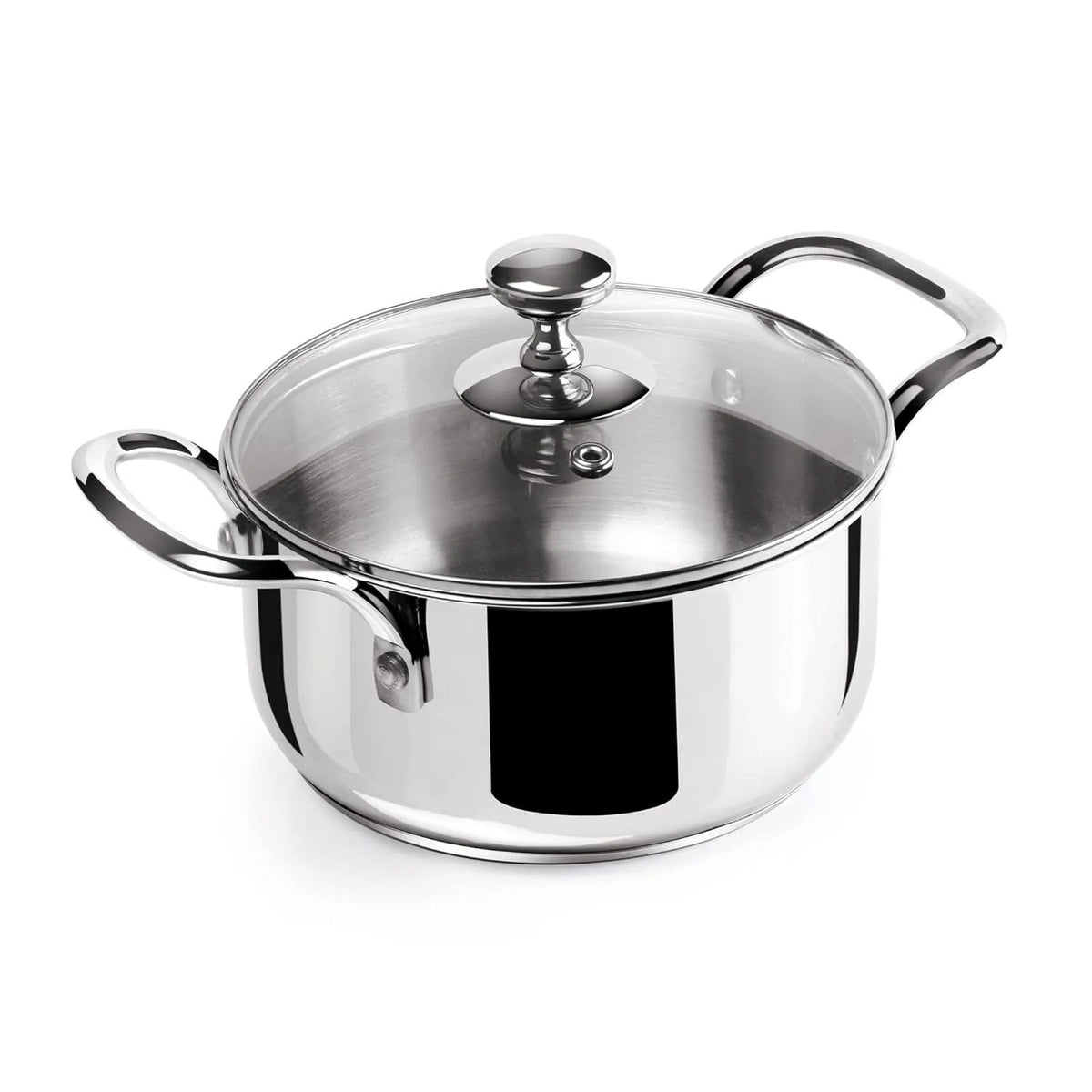 Tri-Ply Stainless Steel Casserole with Lid - Design 2