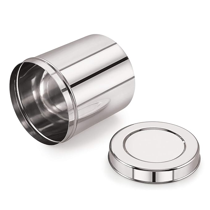 Stainless Steel Deep Dabba/Storage Containers, 1400 ml 1 Piece