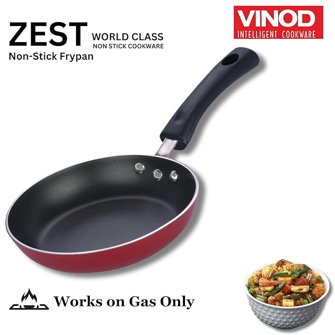 Aluminium Non Stick Frypan - 26 cm, 3 mm Extra Thick, 3 Layer Coating