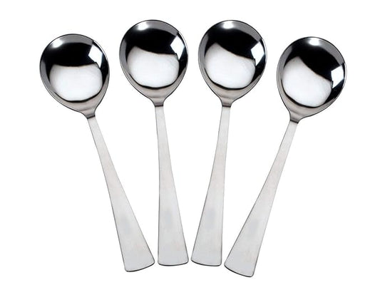 4 Pieces Stainless Steel Serving Spoon Set