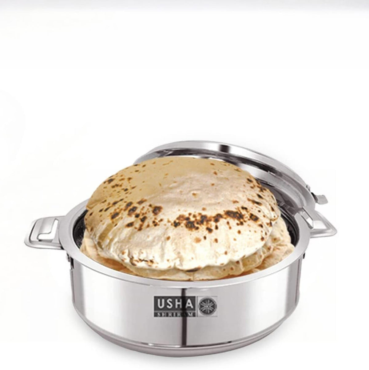 Stainless Steel Double Walled Insulated Casserole, Silver, 2000 ml