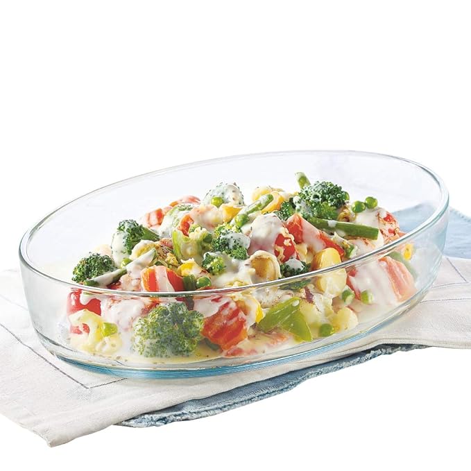 Glass Baking Dish, 1.6 L, Transparent, 1 Count