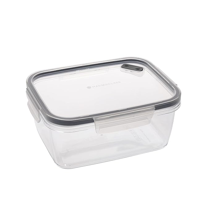 Premium Eco-Snap Recycled Plastic Airtight Food Storage Container with Lid - 800 ml