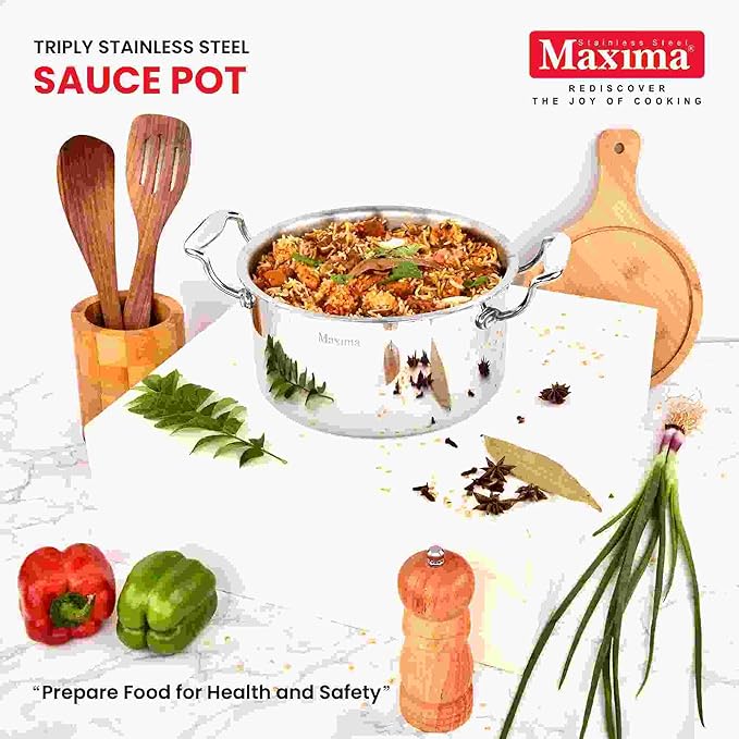 Triply Stainless Steel SaucePot 16 cm 1.6L