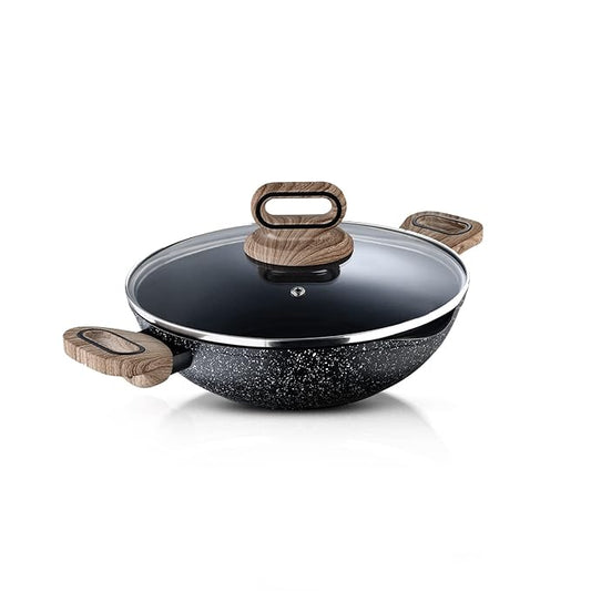 Ultimate Non-stick Kadai With Glass Lid, 24 cm, 2 L