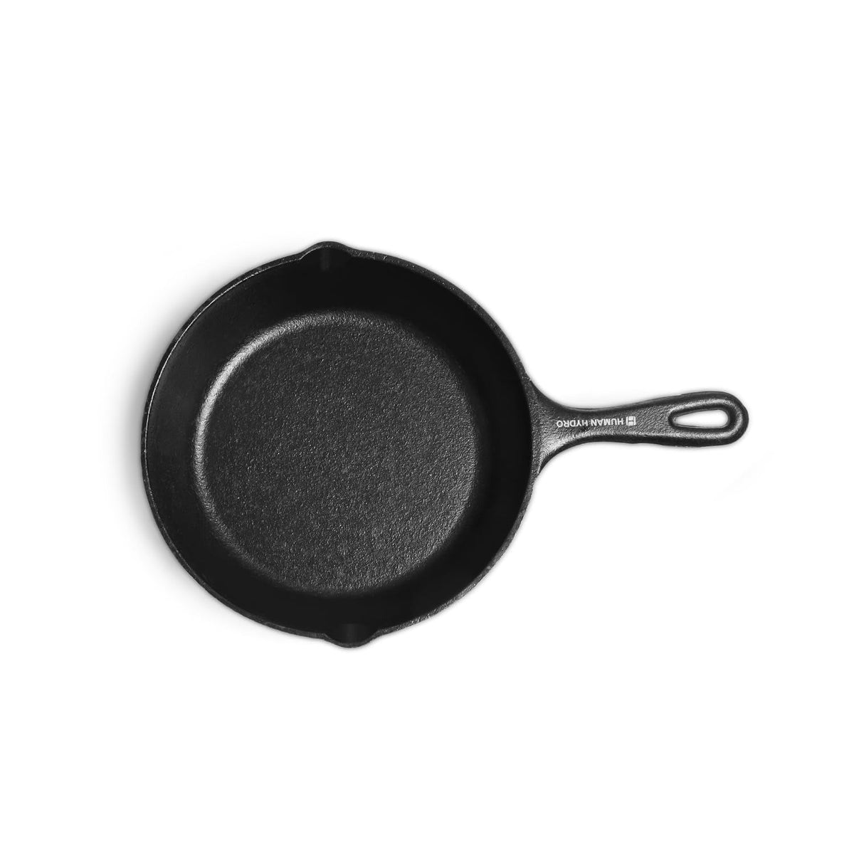 Pre-Seasoned Cast Iron Fry Pan 8 inch 20 cm with Wooden Spatula Non-Toxic Gas Induction