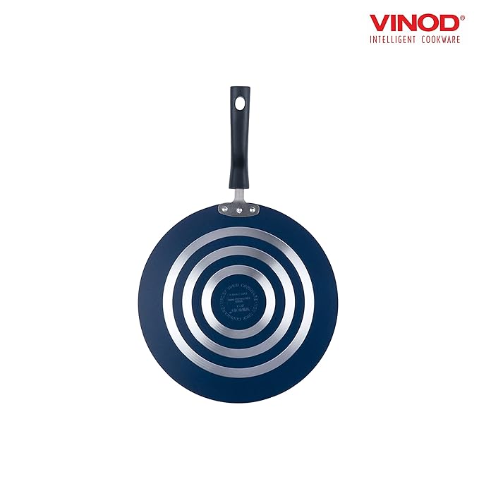 Aluminium Non Stick Flat Multi Tawa - 32.5 cm, Triple Layer Ceramic Coating, 4 mm Extra Thick Roti Tawa