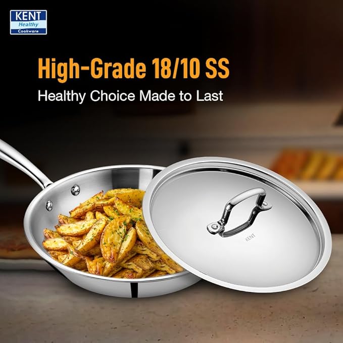 Triply Frying Pan 22 cm With Ss Lid