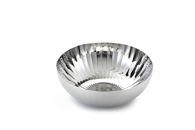 Stainless Steel Serving Bowl, Large Dining Table Bowl, Salads, Pasta, Noodles Serving Bowl