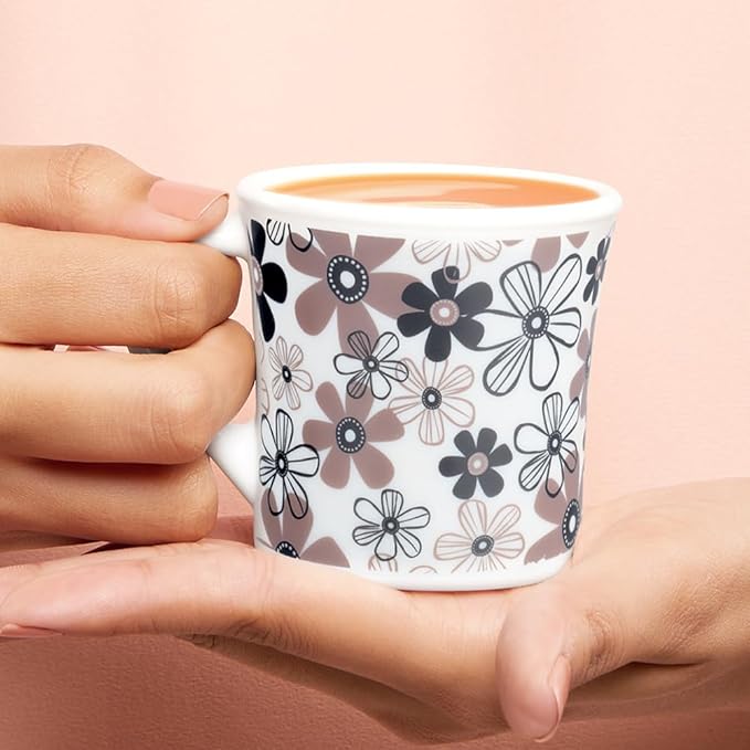 Macy Opalware Mug, Set of 6 Tea/coffee Mugs, 100 ml Each