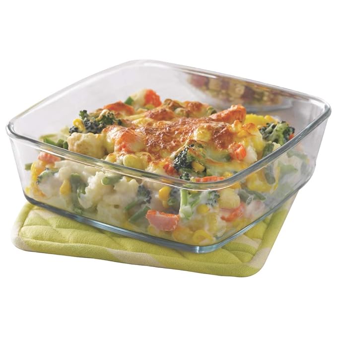 Glass Baking Dish, 1.6 L, Transparent