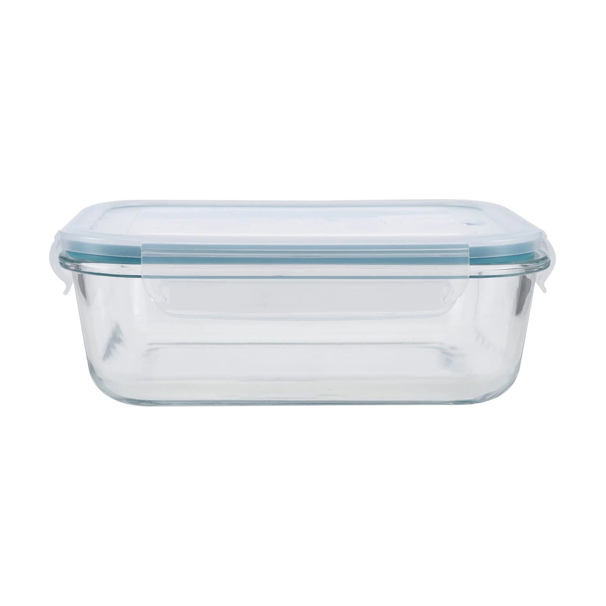1L Glass Storage Container with Lockable Lid, Leak-Proof, Spill-Proof, Clear