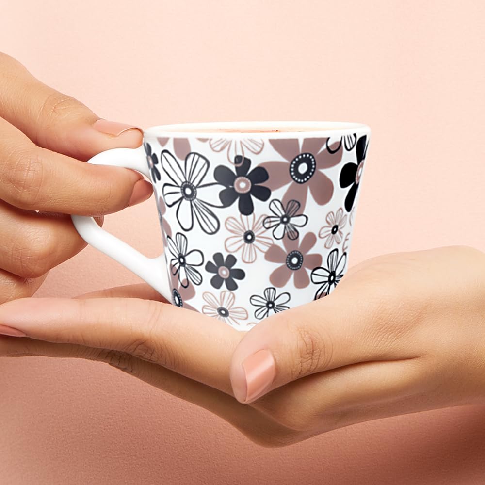 Macy Opalware Mug, Set of 6 Tea/coffee Mugs, 110 ml Each