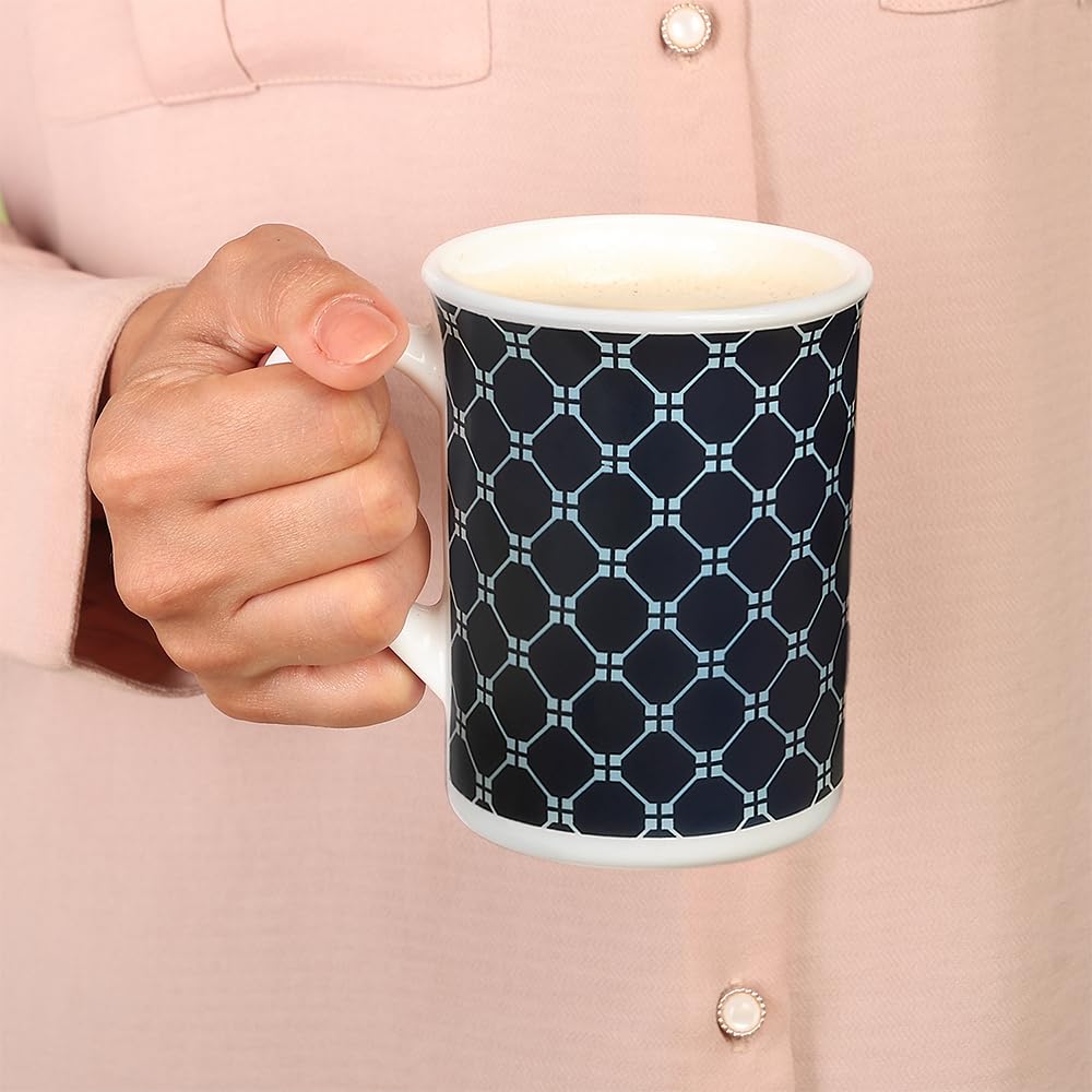 Opalware, Set of 2, 350 ml, Kazak, Blue Mug Set